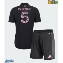 Inter Miami Casemiro #5 Bortedraktsett Barn 2026-27 Kortermet (+ Korte bukser)
